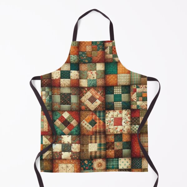 Item preview, Autumn Colored Patchwork Pattern designed and sold by PinUpPizzazz.