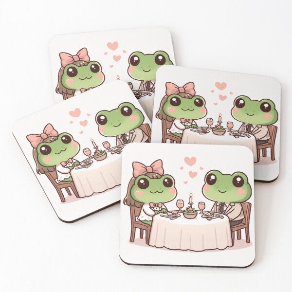 Item preview, Frog Romantic Dinner Valentine's Day designed and sold by LemuellTrends.