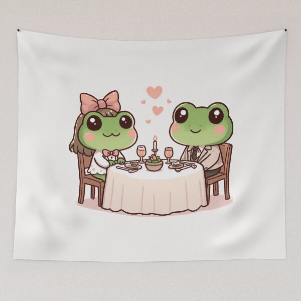 Item preview, Frog Romantic Dinner Valentine's Day designed and sold by LemuellTrends.