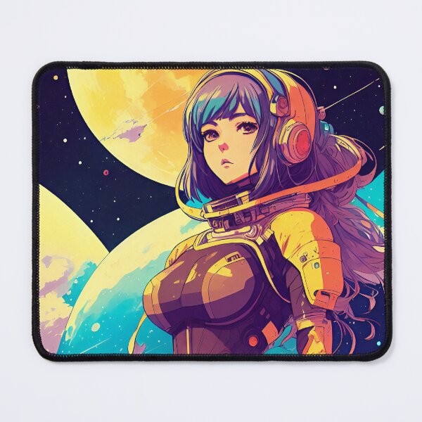 Item preview, Space Dream Scape Anime Girls Dreaming of Colors and Clouds! designed and sold by ZipperDragon88.