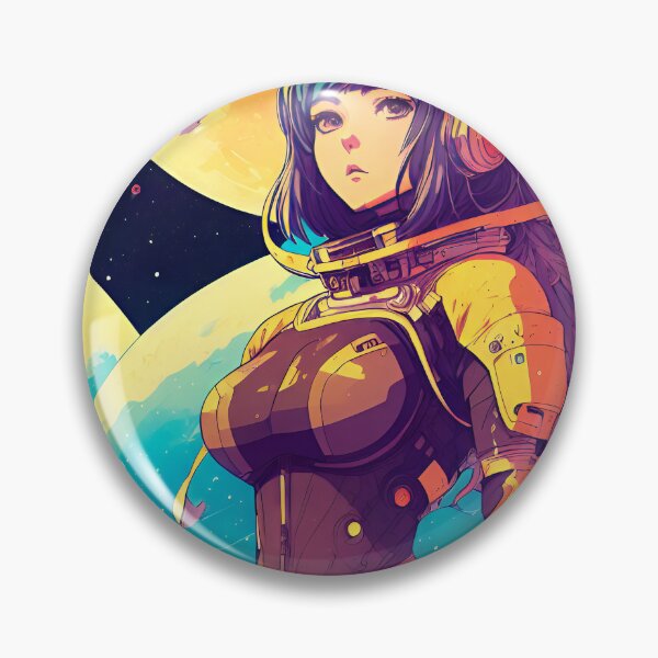 Item preview, Space Dream Scape Anime Girls Dreaming of Colors and Clouds! designed and sold by ZipperDragon88.