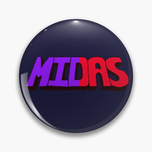 Item preview, MIDAS Game Logo (Non-Crushed Version) designed and sold by Wes.
