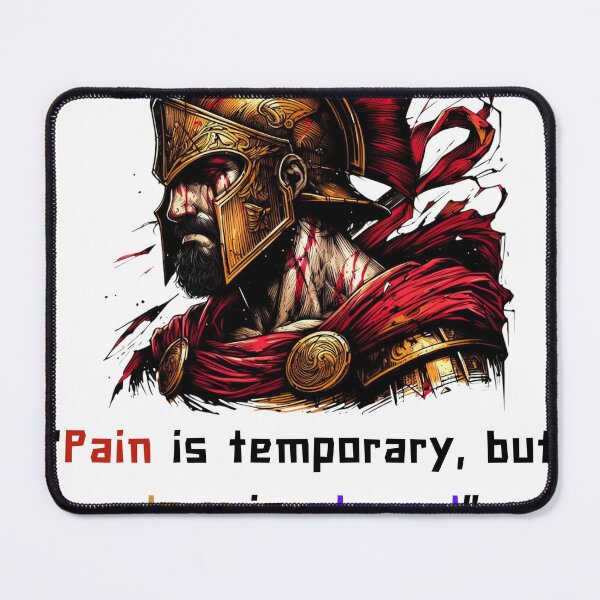 Item preview, Achilles quote of pain and glory for greek philosophy lovers designed and sold by CachoGlorious.