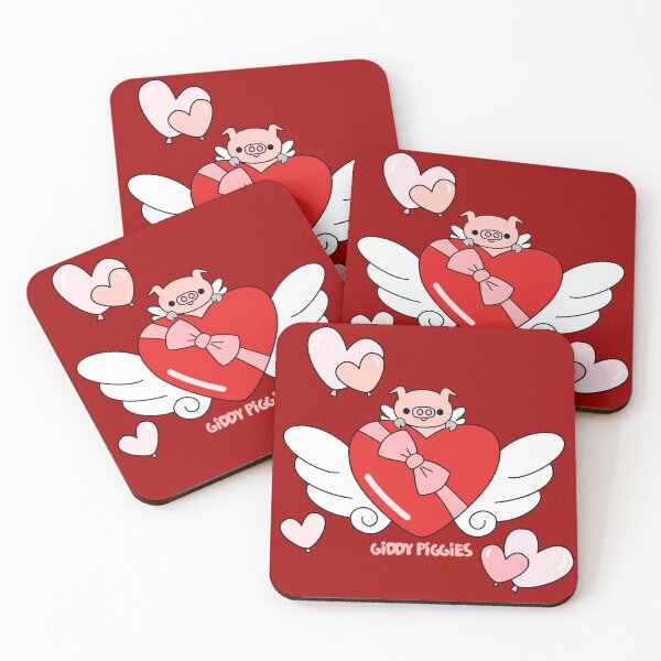 Item preview, Giddy Piggies Valentines Day Cupig Heart designed and sold by Giddy Piggies.