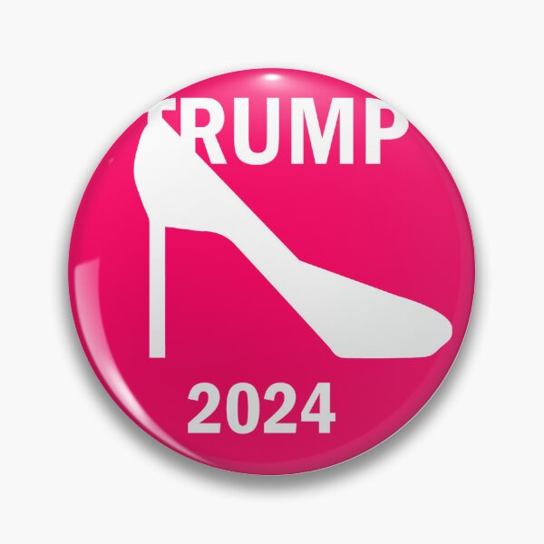 Item preview, Trump 2024 Women For Trump Donald J Trump Pink/White Lettering  designed and sold by Rolographics1.