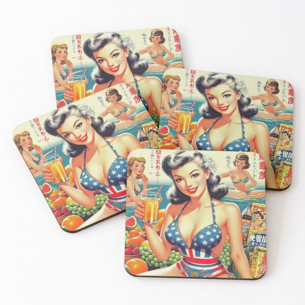 Item preview, Cute Vinte Japanese Girl designed and sold by PulpVintage.