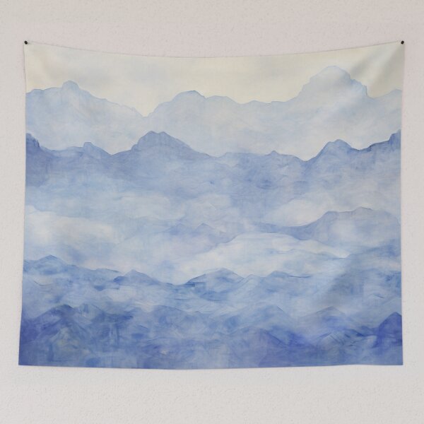 Item preview, Indigo Mountains Nature  designed and sold by trajeado14.