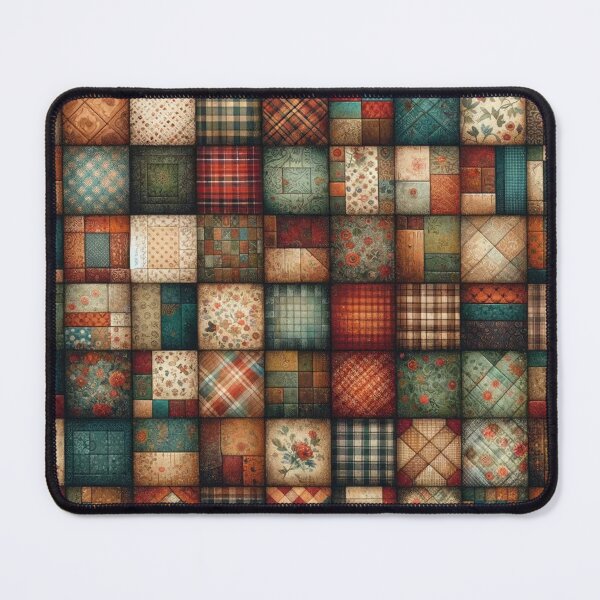 Item preview, Fall Patchwork Quilt Pattern designed and sold by PinUpPizzazz.
