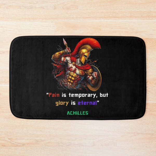 Item preview, Achilles quote of pain and glory, iart for greek philosophy lovers designed and sold by CachoGlorious.