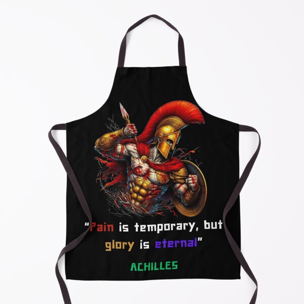 Item preview, Achilles quote of pain and glory, iart for greek philosophy lovers designed and sold by CachoGlorious.