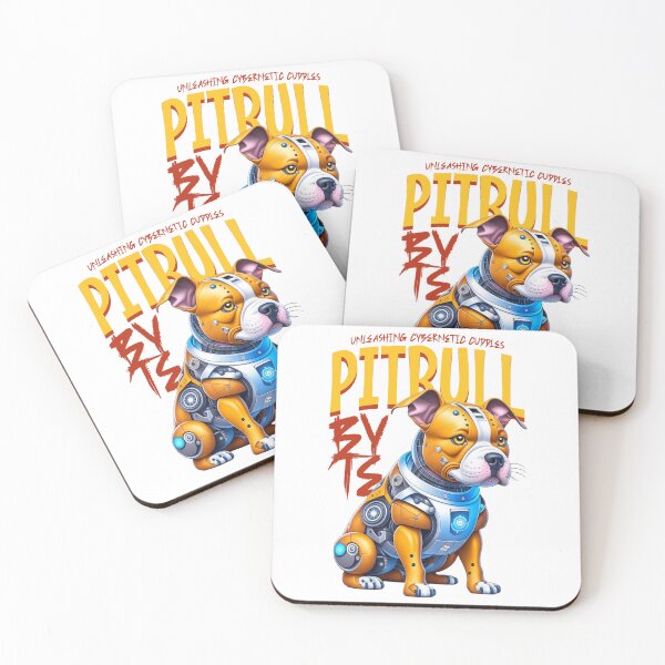 Item preview, Cyber Pitbull - Funny Dog designed and sold by BlueCoastPOD.