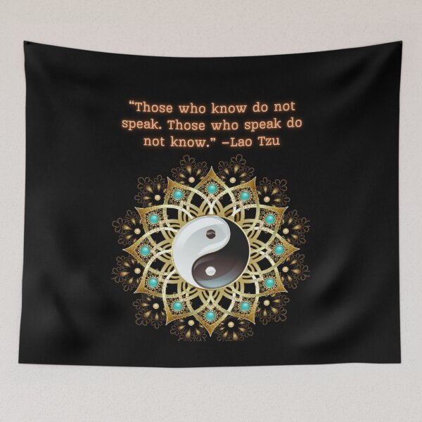 Item preview, Those Who Know Do Not Speak designed and sold by Planet Agora.