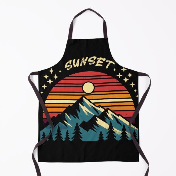 Item preview, Retro Mountain Sunset designed and sold by inkArtistryfine.