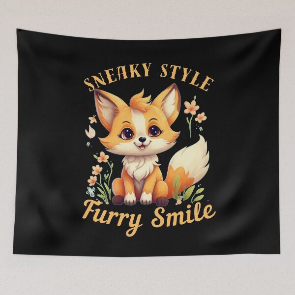 Item preview, Sneaky Style, Furry Smile. fox lover designed and sold by FoxVibes.