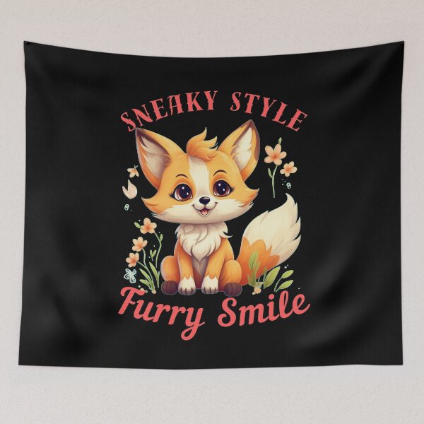 Item preview, Sneaky Style, Furry Smile. fox head designed and sold by FoxVibes.