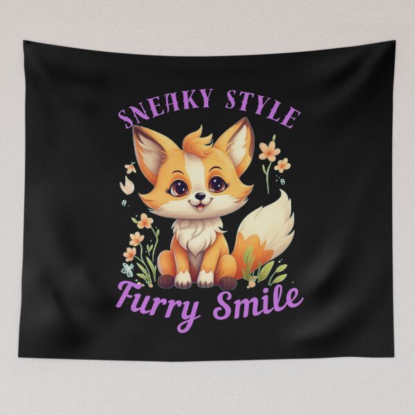 Item preview, Sneaky Style, Furry Smile. realistic fox designed and sold by FoxVibes.