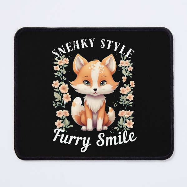 Item preview, Sneaky Style, Furry Smile. fox quote designed and sold by FoxVibes.