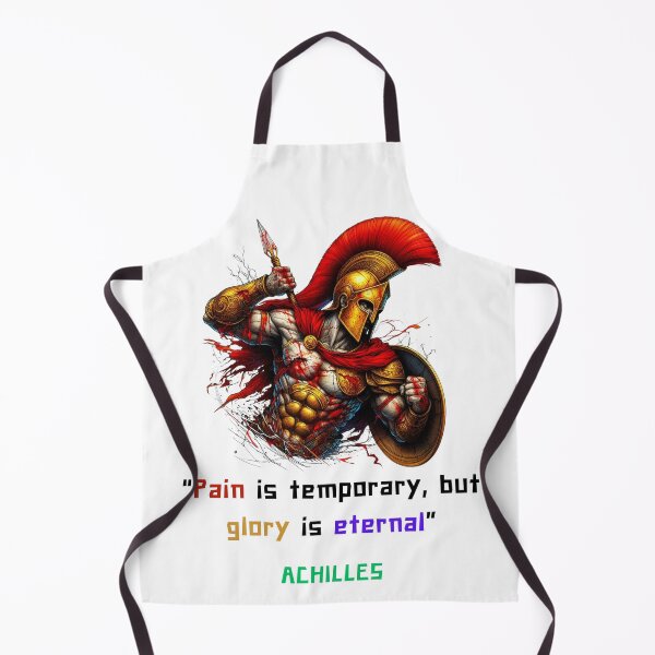 Item preview, Achilles quote of pain and glory, iart for greek philosophy lovers designed and sold by CachoGlorious.