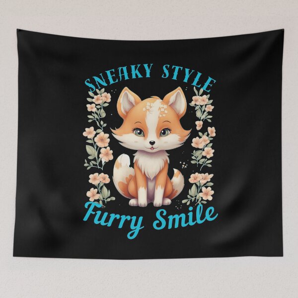 Artikelvorschau, Hinterhältiger Stil, pelziges Lächeln. Vintage Fuchs entworfen und verkauft von FoxVibes.