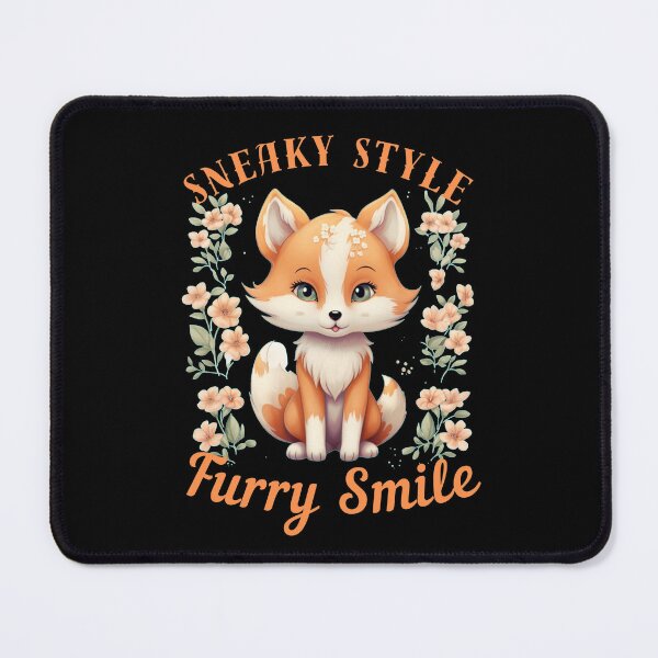 Item preview, Sneaky Style, Furry Smile. fox watercolor designed and sold by FoxVibes.
