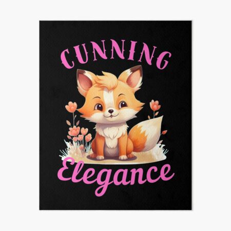 Item preview, Cunning Elegance. cool fox designed and sold by FoxVibes.
