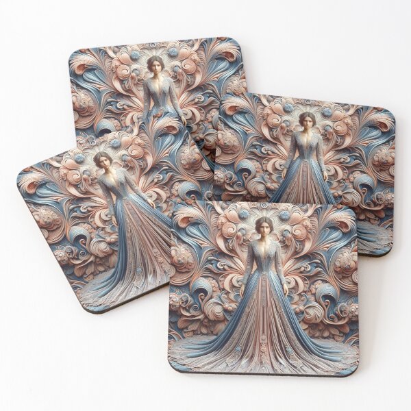 Item preview, Lady In Elegant Dress Dress Fashion Art designed and sold by mymagicstoreus.
