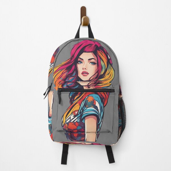 Item preview, Colors flow through her hair as the wind blows! designed and sold by ZipperDragon88.