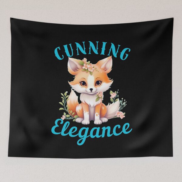 Item preview, Cunning Elegance. fox saying designed and sold by FoxVibes.