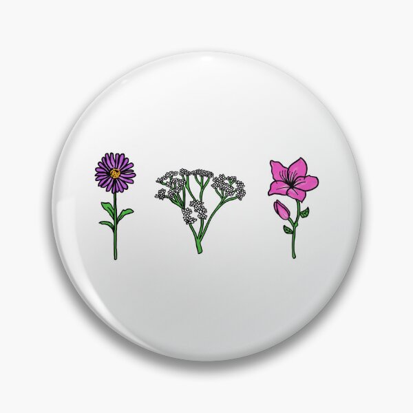 Item preview, Cute Flower Gardening Sticker Pack (Aster, Boneset, Azalea) designed and sold by SpaceClub.