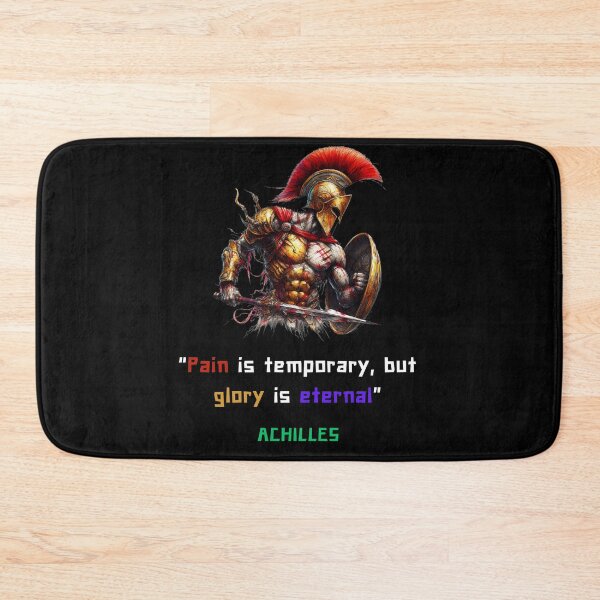 Item preview, Achilles quote of pain and glory, iart for greek philosophy lovers designed and sold by CachoGlorious.