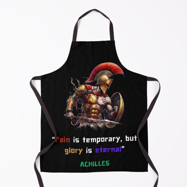 Item preview, Achilles quote of pain and glory, iart for greek philosophy lovers designed and sold by CachoGlorious.