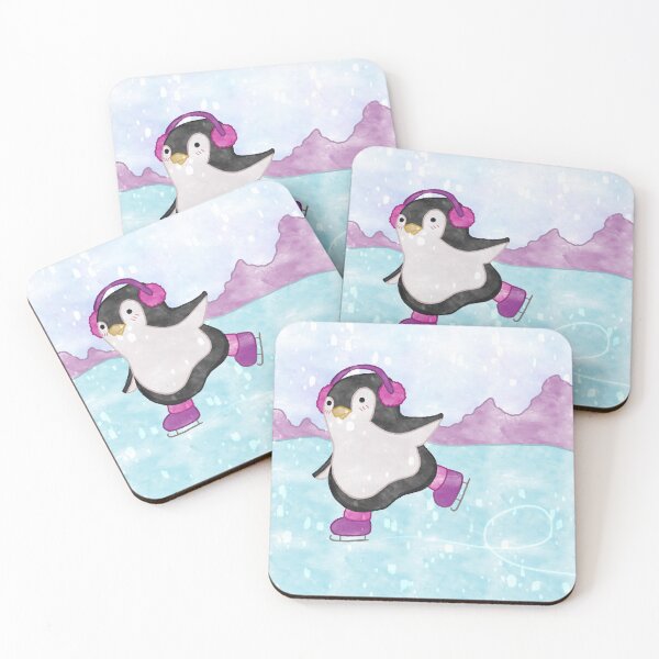 Item preview, Ice Skating Penguin designed and sold by SERRAtedDesigns.