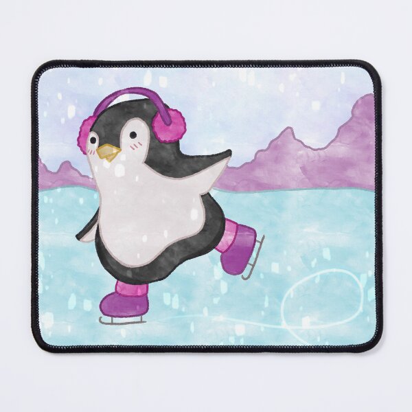 Item preview, Ice Skating Penguin designed and sold by SERRAtedDesigns.