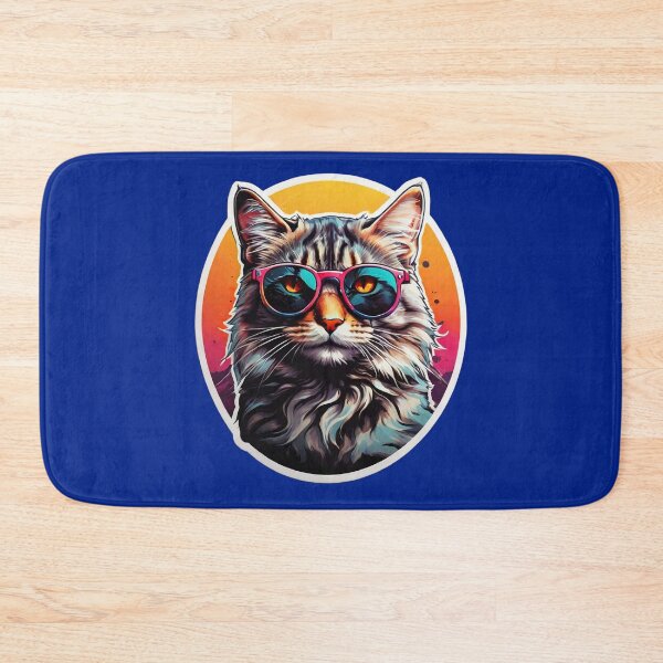 Item preview, Cat With Glasses designed and sold by ProfArtStudio.