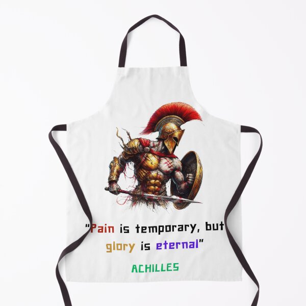Item preview, Achilles quote of pain and glory, iart for greek philosophy lovers designed and sold by CachoGlorious.