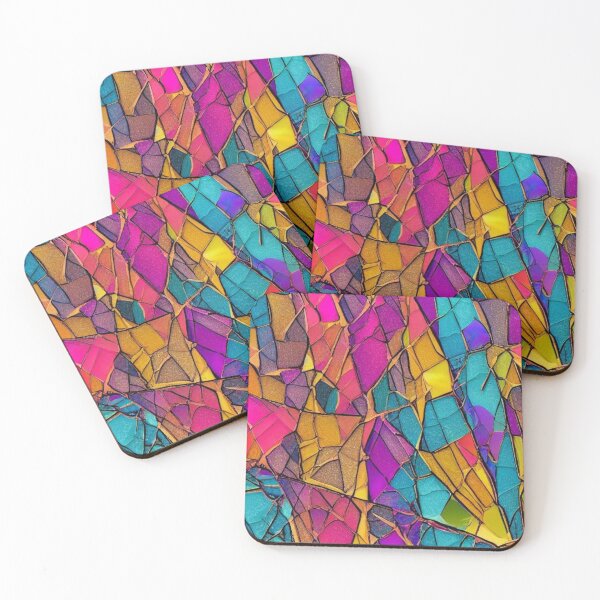 Item preview, Abstract Colorful Mosaic Pattern designed and sold by calibrit.
