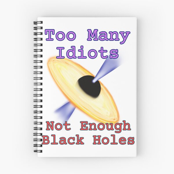 Item preview, Too Many Idiots Not Enought Black Holes designed and sold by Proptaku.