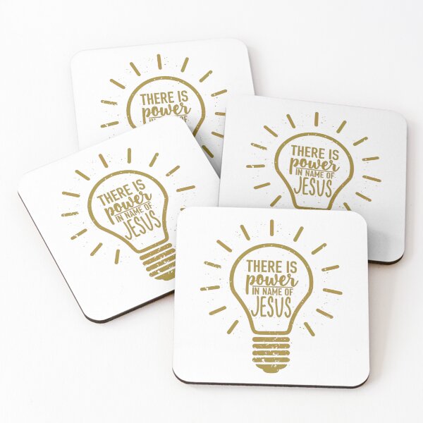 Item preview, There is Power in the Name of Jesus, Light Bulb Art designed and sold by Faithloveshop.