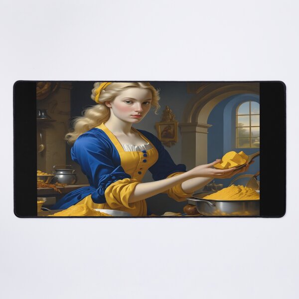 Item preview, A Woman Cooking Cheese: Classical Poster or Jigsaw Puzzle designed and sold by Cupideros.