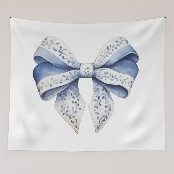 Item preview, Coastal Chic Bow III designed and sold by hamptonstyle.
