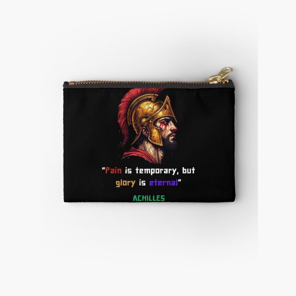 Item preview, Achilles quote of pain and glory, iart for greek philosophy lovers designed and sold by CachoGlorious.