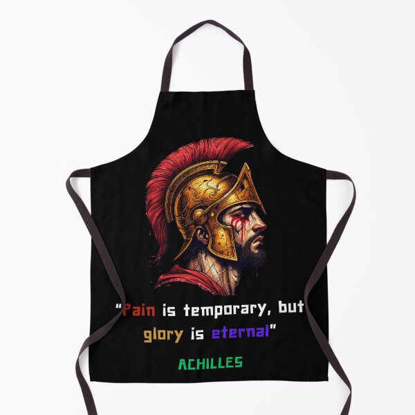 Item preview, Achilles quote of pain and glory, iart for greek philosophy lovers designed and sold by CachoGlorious.