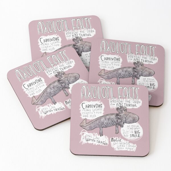 Item preview, Axolotl Facts designed and sold by badlydrawnbabe.