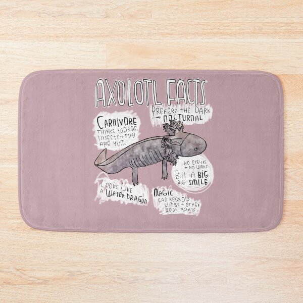 Item preview, Axolotl Facts designed and sold by badlydrawnbabe.