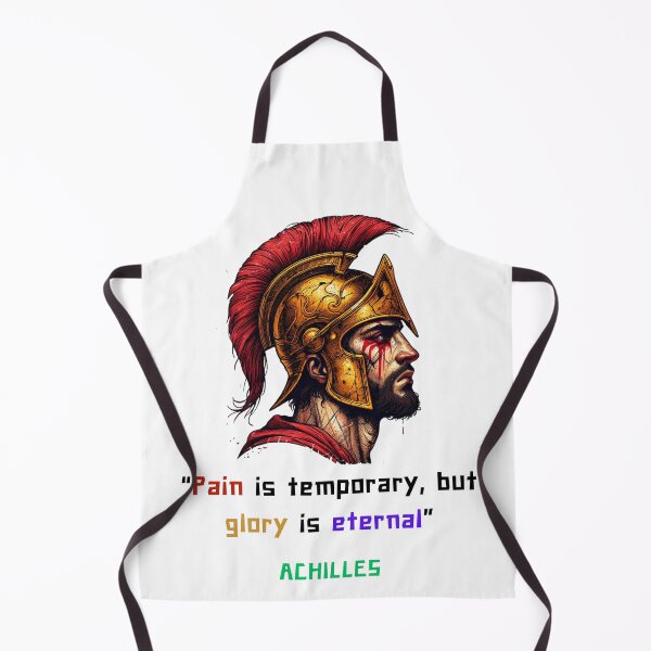Item preview, Achilles quote of pain and glory, iart for greek philosophy lovers designed and sold by CachoGlorious.