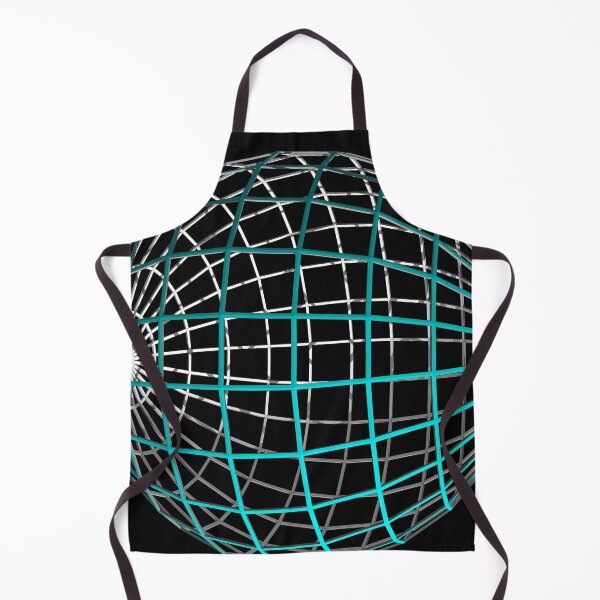Item preview, Mandala (horizontal turquoise grid sphere)  designed and sold by Whimsy Trail Co.