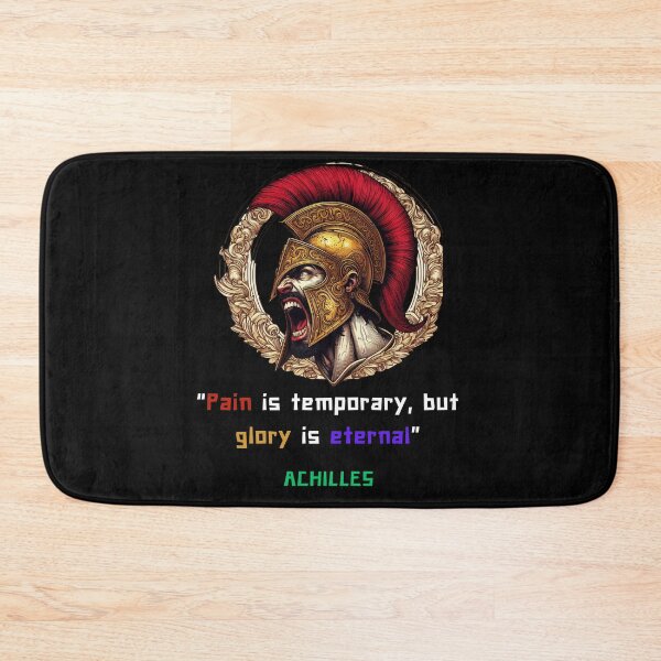 Item preview, Achilles quote of pain and glory, iart for greek philosophy lovers designed and sold by CachoGlorious.