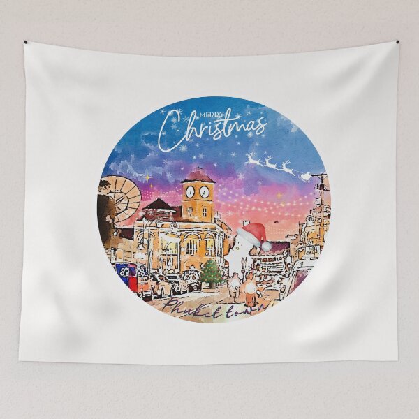 Item preview, Phuket Town in the Winter  designed and sold by TK Art1989.