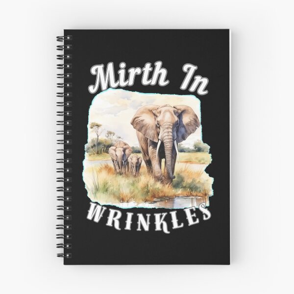 Item preview, Mirth In Wrinkles designed and sold by ElephantVibes.