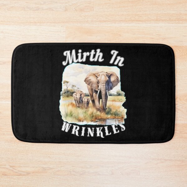 Item preview, Mirth In Wrinkles designed and sold by ElephantVibes.